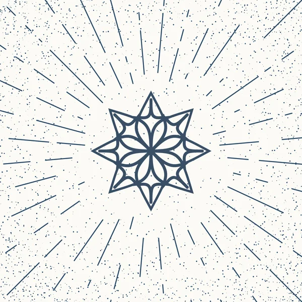 Asiatisches Mandala-Symbol — Stockvektor