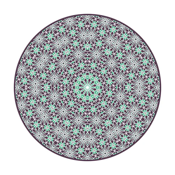 Vektor asiatisches geometrisches Mandala — Stockvektor