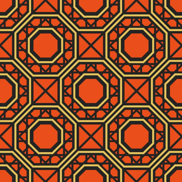 Vector Aziatisch geometrisch patroon — Stockvector