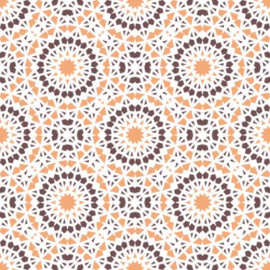 Vektör Asya Geometrik Deseni