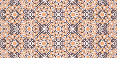 Vektör Kenarlığı Arapça Deseni