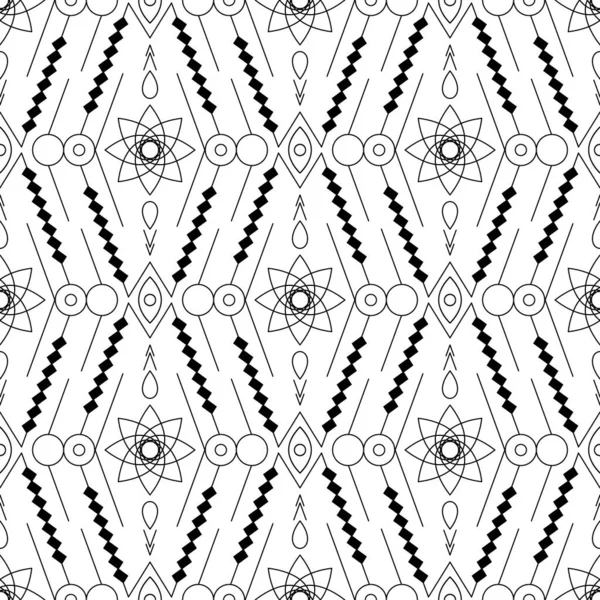 ベクトル｜Tribal Seamless Pattern — ストックベクタ