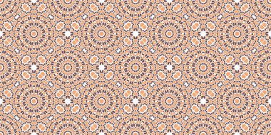 Vektör Kenarlığı Arapça Deseni