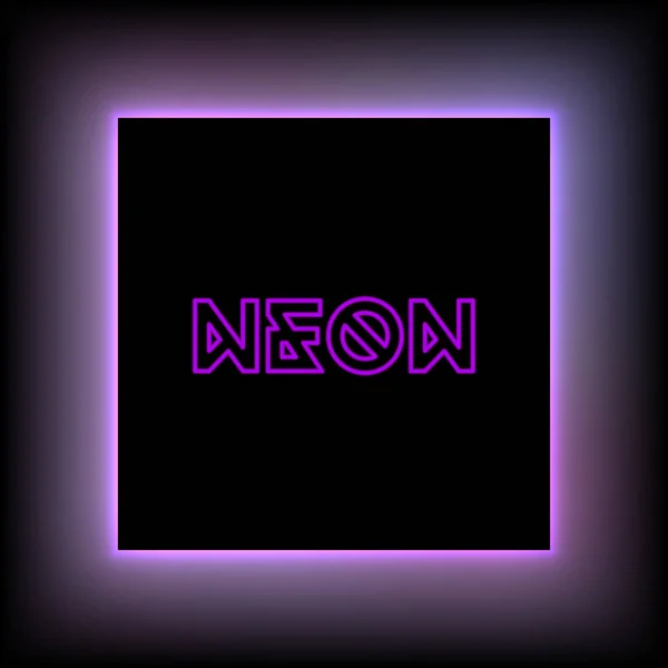 Latar Belakang Violet Neon - Stok Vektor
