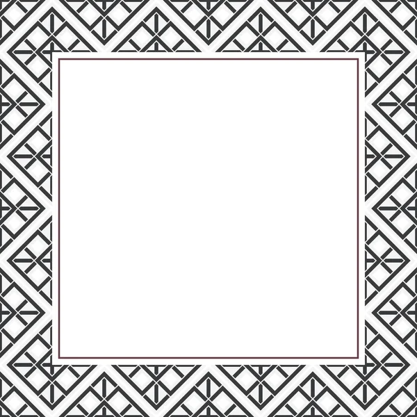 Vector Ornamental Decorative Frame — Stock Vector