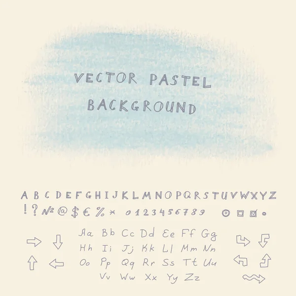 パステル カラーのベクトルの背景 — ストックベクタ