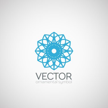 Vector ornamental symbol clipart