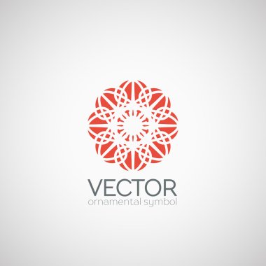 Vector ornamental symbol clipart