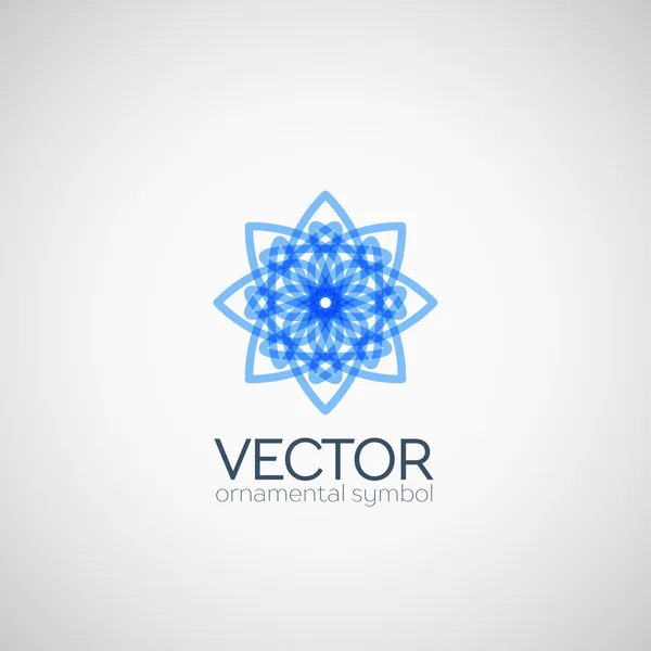 Vector ornamental symbol — Stock Vector