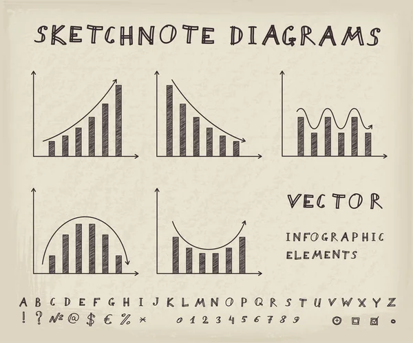 Elementos infográficos de negócios — Vetor de Stock