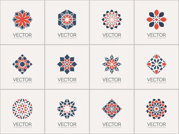 Símbolos geométricos vetoriais — Vetor de Stock