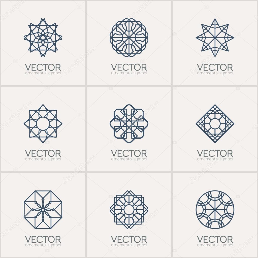 Vector geometric symbols