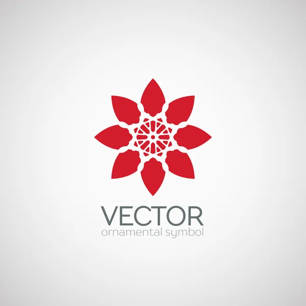 Símbolo ornamental vectorial — Archivo Imágenes Vectoriales