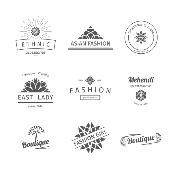 Vektör Asya logo Şablonlar