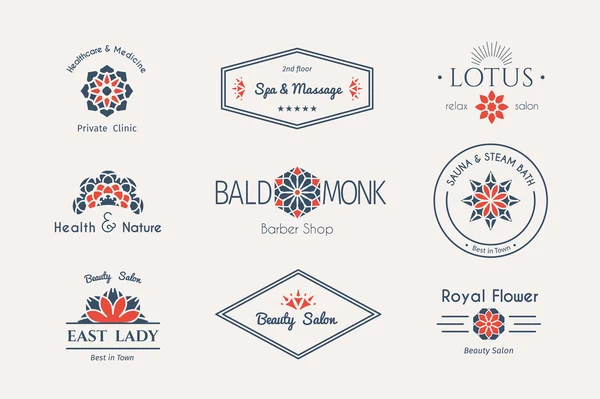 Vektör Asya logo Şablonlar