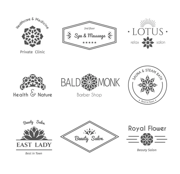 Vektör Asya logo Şablonlar