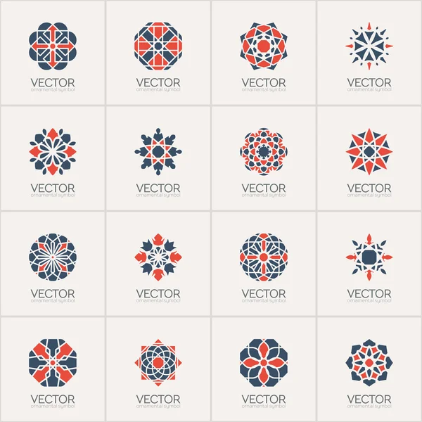 Vector símbolos geométricos — Vector de stock