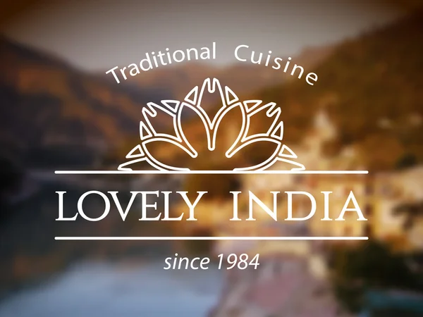 Çok güzel Hindistan logo şablonu