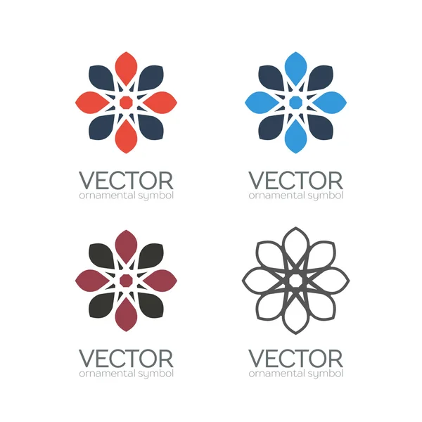 Vector geometric symbols — Stock Vector