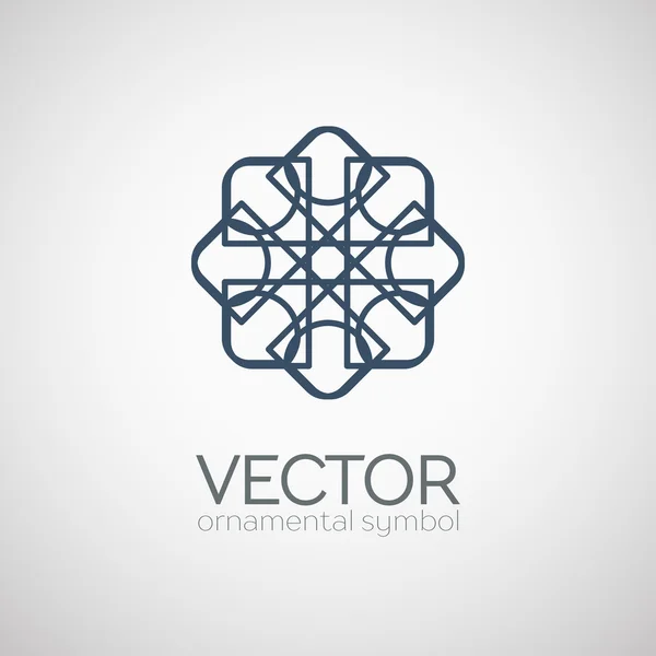 Simbol geometris vektor - Stok Vektor
