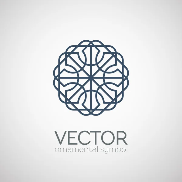 Simbol geometris vektor - Stok Vektor