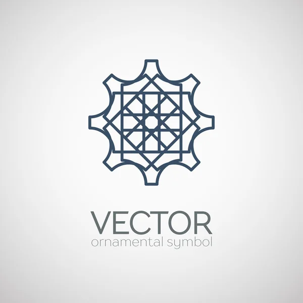 Vector geometrische symbool — Stockvector