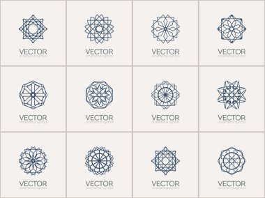 Vektör geometrik simgeler