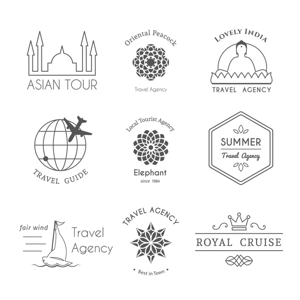 ベクトルのアジアのロゴのテンプレート — ストックベクタ