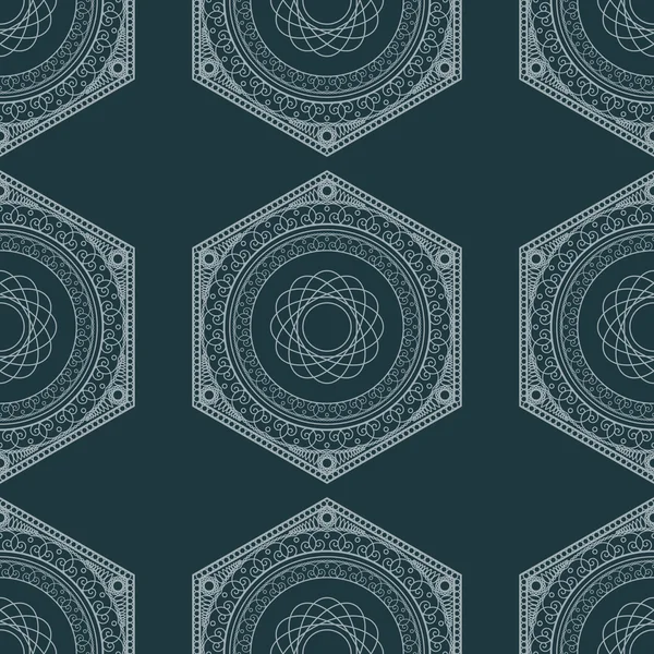 Ornamenteel geometrisch patroon — Stockvector