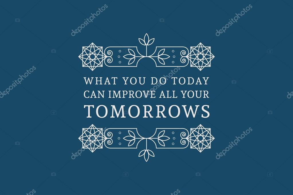 Vintage headline calligraphic decoration. Vector posters with ornamental borders and motivational quotes