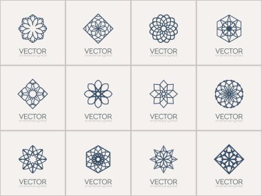 Vektör geometrik simgeler