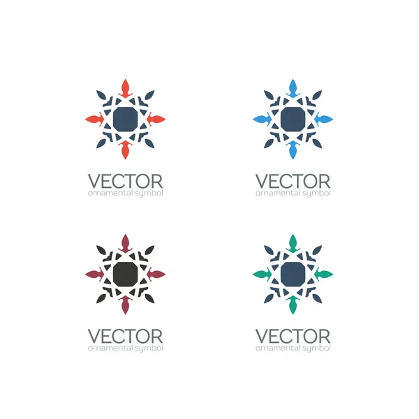 Vector geometrische symbolen — Stockvector