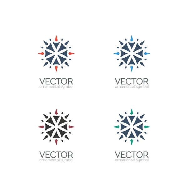 Vector geometric symbols — Stock Vector