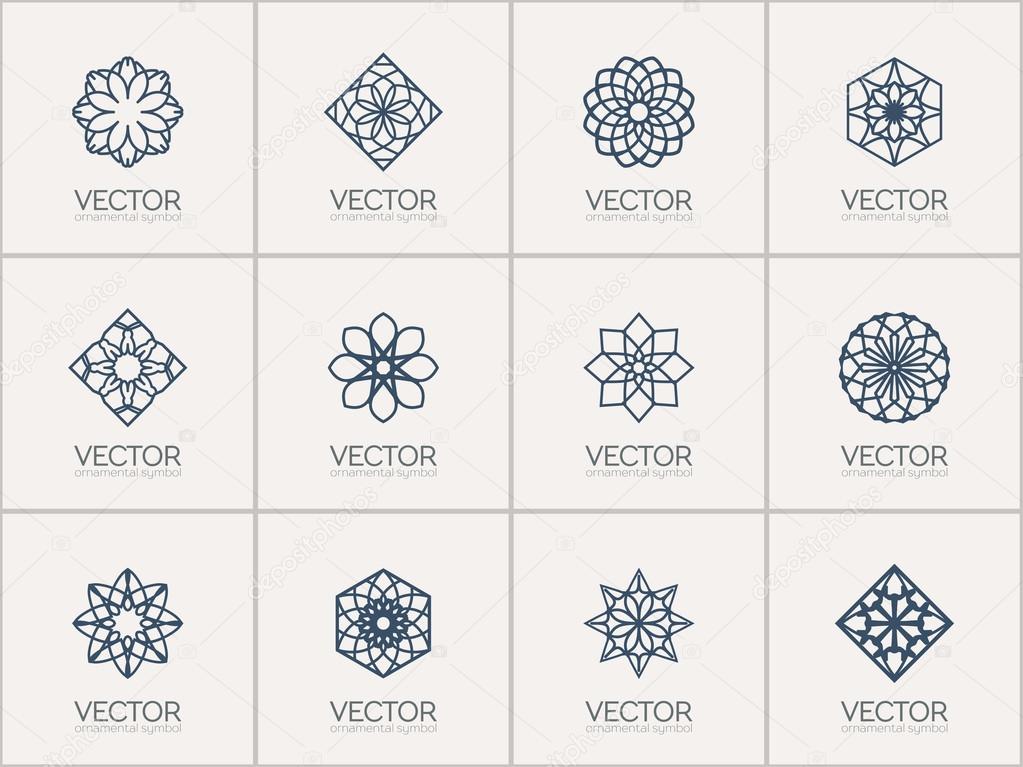 Vector geometric symbols