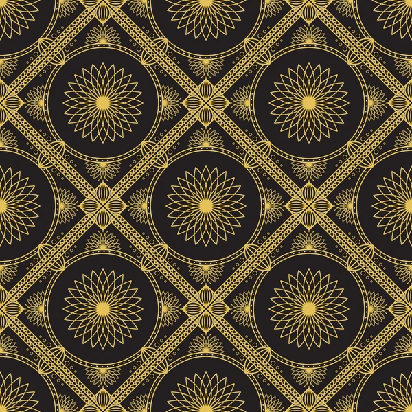 Ornamentales geometrisches Muster — Stockvektor
