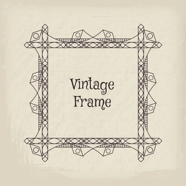 Vector vintage frame — Stock Vector