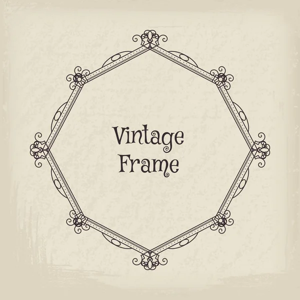 Cadre vintage vectoriel — Image vectorielle