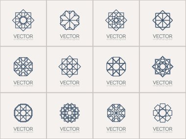 Vektör geometrik simgeler