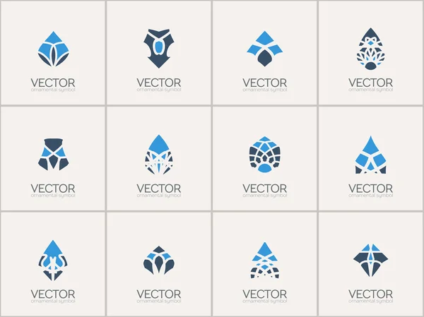Vektorové Geometrické symboly — Stockový vektor