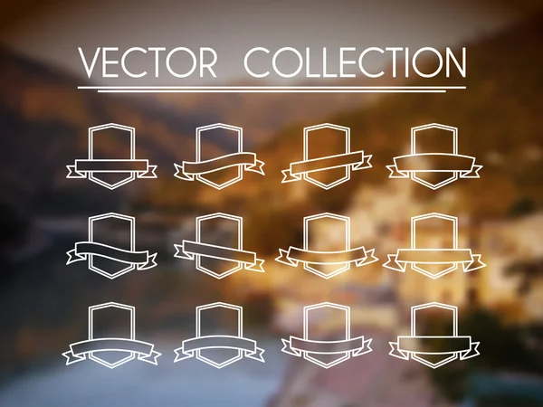 Vector retro badges — Stockvector