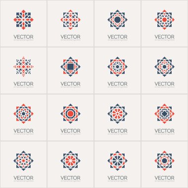 Vektör geometrik simgeler