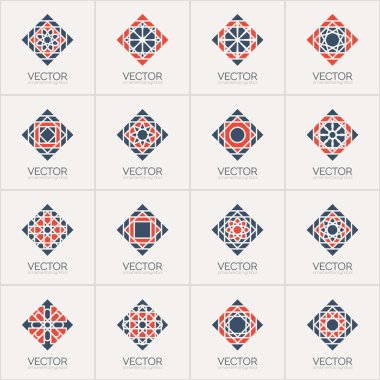 Vektör geometrik simgeler