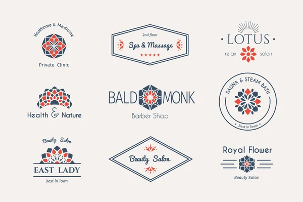 Vektör Asya logo Şablonlar