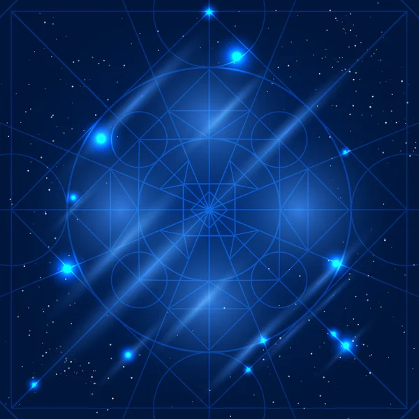 Vector Magic geometri tecken — Stock vektor