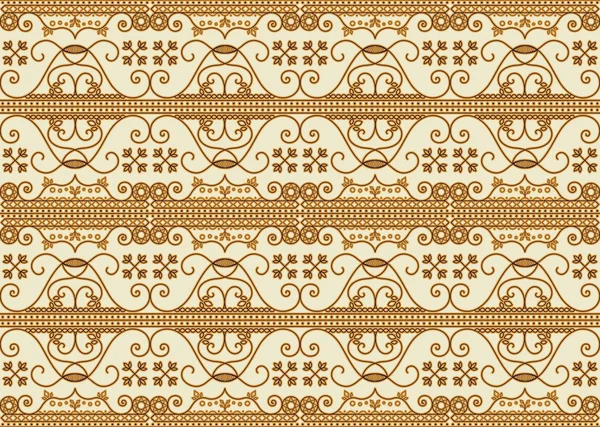 Vector vintage arabic pattern — Stock Vector