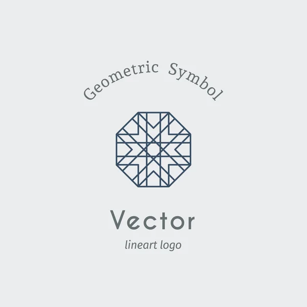 Vetor símbolo geométrico — Vetor de Stock