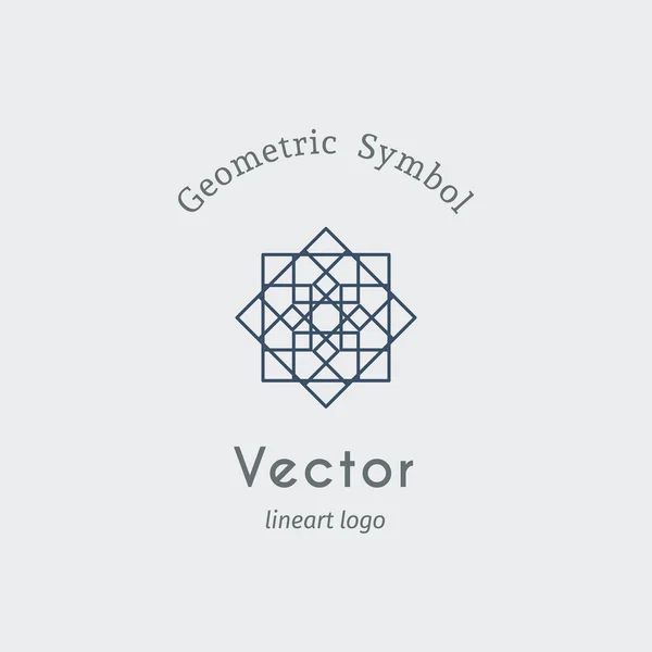 Vector geometrische symbool — Stockvector