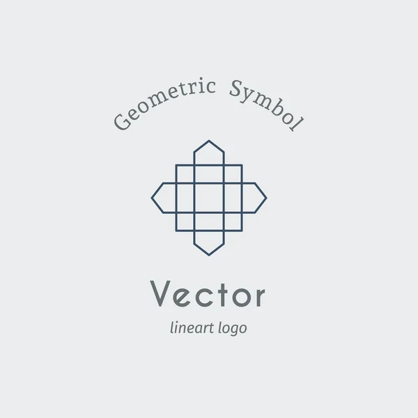 Vector geometrische symbool — Stockvector