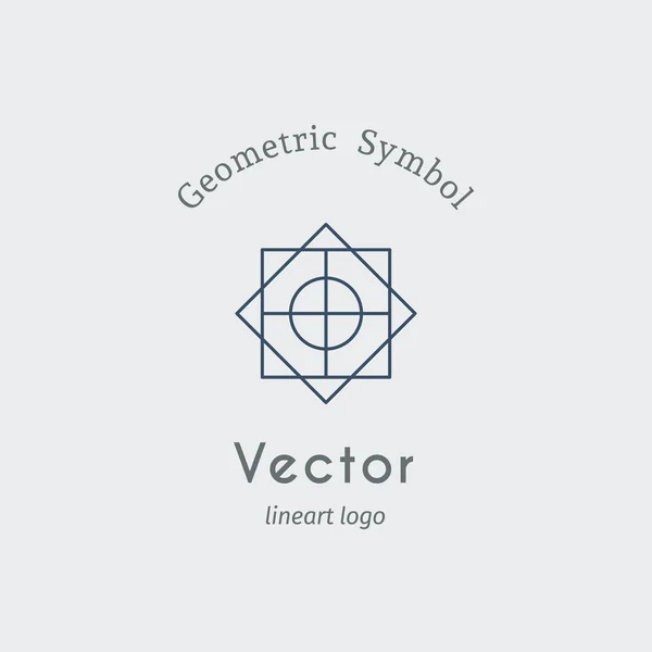 Vetor símbolo geométrico — Vetor de Stock