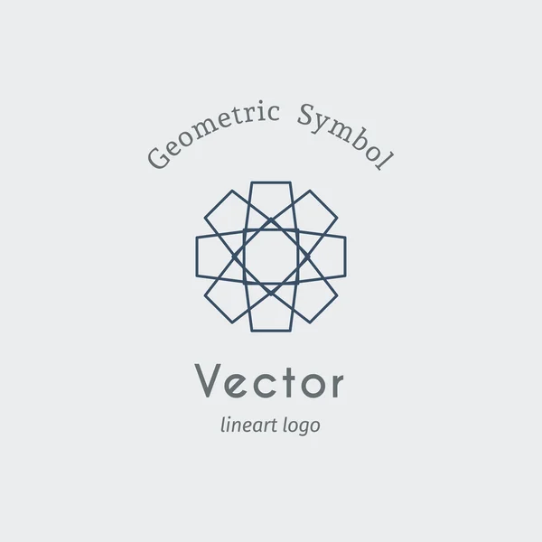 Geometrisches Vektor-Symbol — Stockvektor